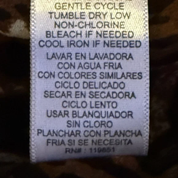 HeartSoul Animal Print Off-Shoulder Blouse - Picture 6 of 11